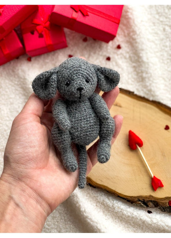 Мишеня, в'язана іграшка амігурумі мишка, іграшка ручної роботи, амігурумі для закоханих No Brand (352474135)