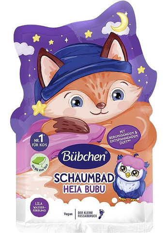 Піна для ванни "Баю-бай" - B?bchen Heia Bubu Schaumbad 40ml (1492340-34082317) Bubchen (368644524)