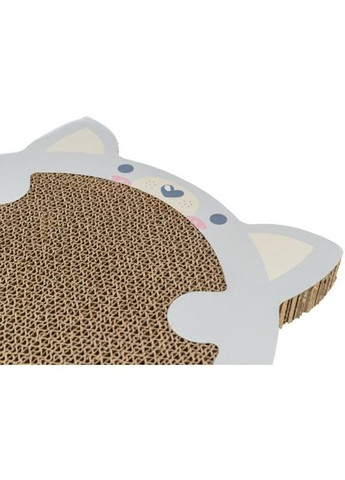 Дряпка картонная в форме хомяка с кошачьей мятой для котят 31х2,5х32,5 см светло-серая Trixie (331663229)