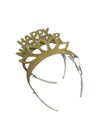 Обруч новорічний Корона, 2 шт,, золотий обідок Melinera (363043664)