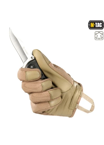 Перчатки Police Khaki (S) M-TAC (303629201)