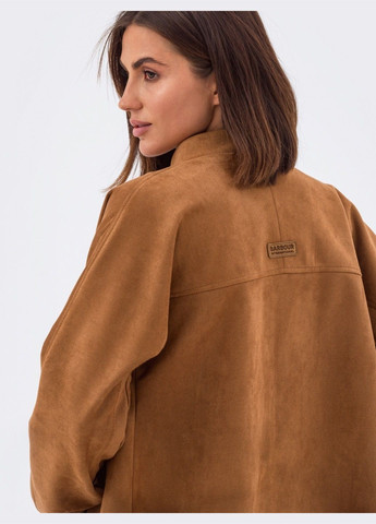 Коричневая кэжуал рубашка однотонная Dressa