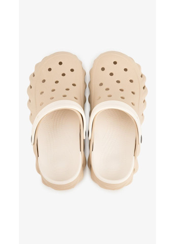 Цветные крокси женские 5061-381 бежево-белый shop (2000999262999) No Brand