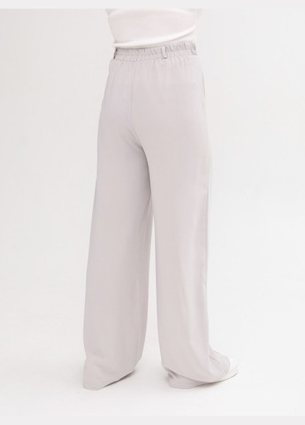 Штани жіночі світло-сірі палаццо тонкі MDG Палаццо (293956575)