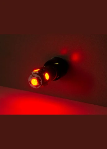 Светодиодная автомобильная лампа BA9S-5050-5smd красный 12V LEDUA (323473212)