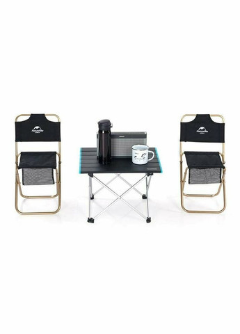 Стол раскладной NH19Z008-Z, алюминий, Размер S, черный Naturehike (344548145)