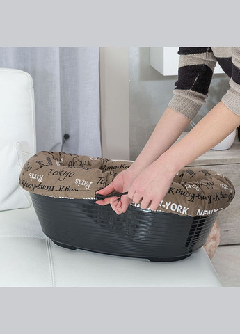 Подушка для лежачих для собак і котів Sofa' Cushion Cities (Ферпласт Софа Кушин Сітіес) 96 х 71 х h 32 см - 10 Ferplast (297511417)