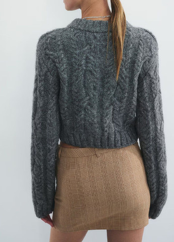 Сірий демісезонний светр H&M