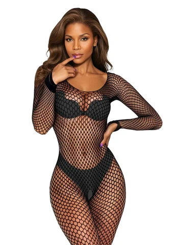 Бодистокинг Bodystocking 2061 Black SoftLine чёрный полиамид, эластан