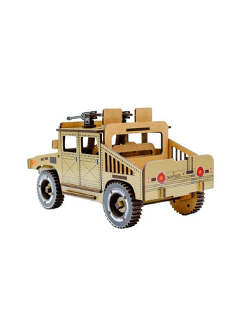 Дерев'яний 3D конструктор "Humvee" Puz-00927, 100 деталей PuzzleOK (315402816)