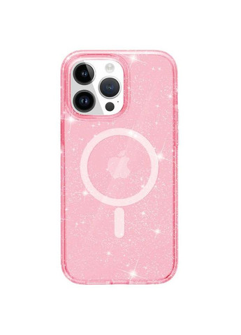 Чохол TPU Galaxy Sparkle (MagFit) для Apple iPhone 12 Pro Max (6.7") Рожевий Epik (372973077)