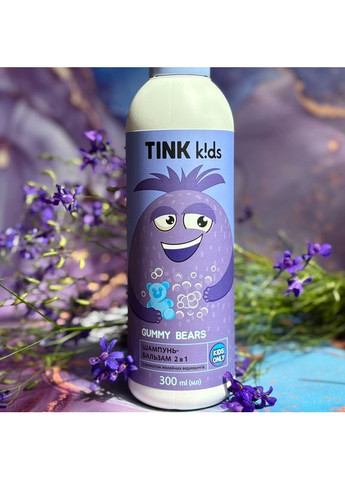 Дитячий шампунь-бальзам 2 в 1 kids Gummy Bears, 300 мл Tink (372446136)