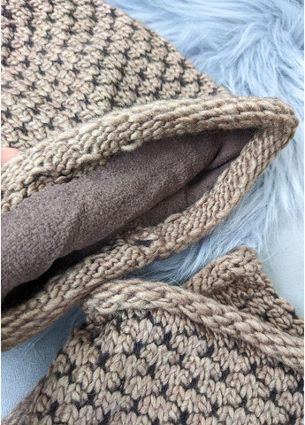 Жіночий демісезонний комплект — шапка та бафф InFashion Компдект шапка та бафф (365798956)