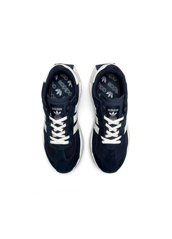 Синій Осінні кросівки чоловічі adidas navy white No Brand Originals Retropy E5