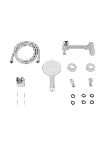 Змішувач для ванни Evia з поворотним виливом (з душовим гарнітуром) QTEVI260CRM47578 Chrome Qtap (351898730)