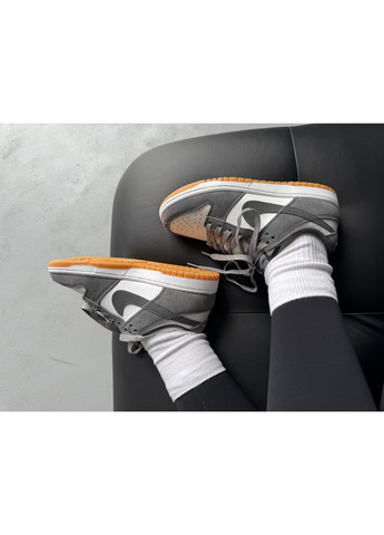 Кроссовки женские Nike SB Dunk Graphite White | Найк СБ Данк графитовые No Brand графитовые демисезоны (373642552)