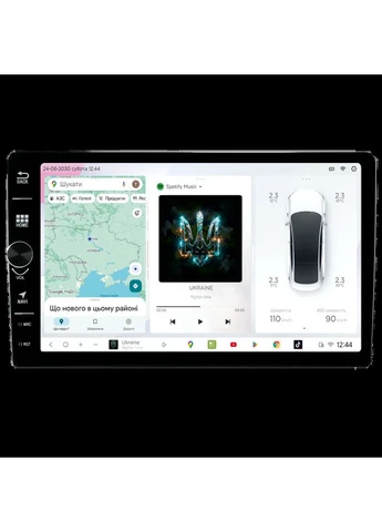 Штатна магнітола для Ford Ranger 2015-2023 S3 QLED 8" з фізичними кнопками Android 8-ядерний 1.6ГГц 4x64Гб SIM-картка 3G/4G DriveX (401892979)