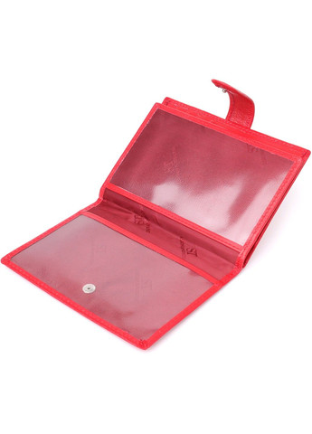 Красива обкладинка на документи для жінок з натуральної шкіри 23118 Червоний st leather (330359600)