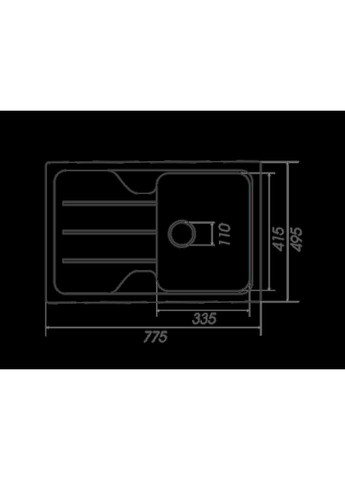 Гранітна мийка для кухні VERONA 7850 матова Сірий мусон Valeso (357494640)
