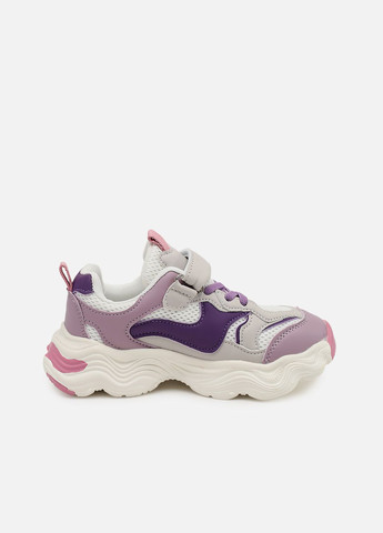 Серые демисезонные кроссовки для девочки, на плоской подошве цвет серый цб-00273818 Kimboo