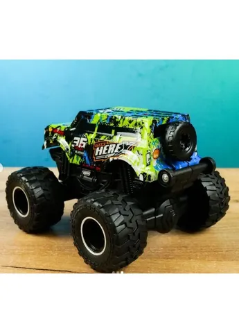 Джип игрушечный Strong X Монстр-трак XHX Toys 19см звук мотора, LED-подсветка корпуса, на батарейках No Brand (385604830)