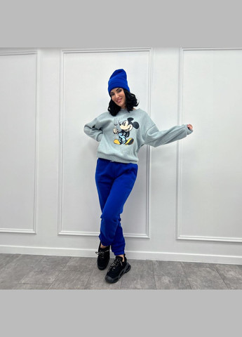 Двоколірний спортивний костюм із шапкою Fashion Girl (300775403)