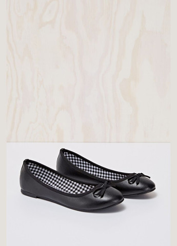 Женские женские балетки Moodo | чёрные однотонные искусственная кожа (322858557)