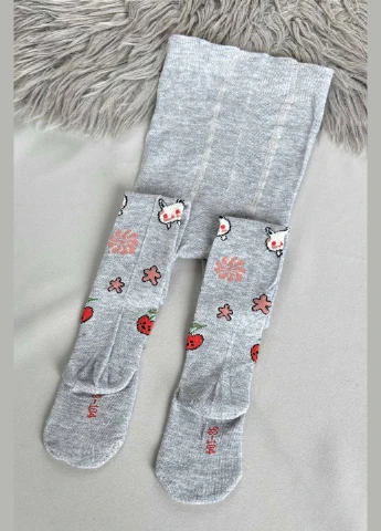 Колготи дитячі для дівчинки сірого кольору Let's Shop (302661134)