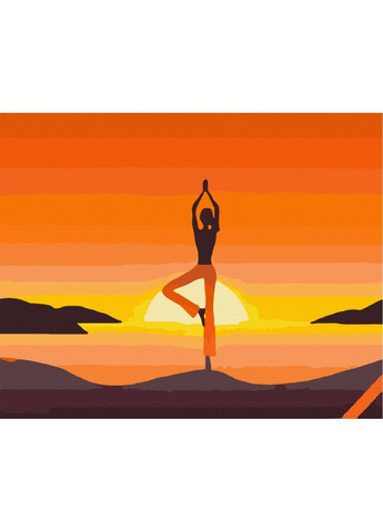 Картина по номерам. "Асана йоги" GX34817, 40х50 см Brushme (300174835)