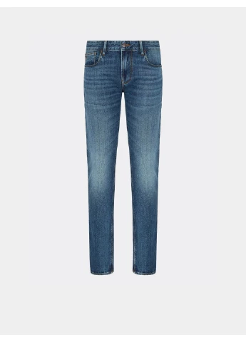 Синие демисезонные зауженные джинсы 9651326 синий 29 5o3205 Emporio Armani