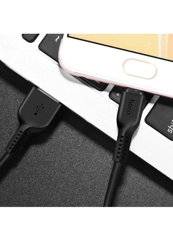 Кабель X20 USB to micro-USB 2A 3м Black (6957531068945) Hoco (399512667)