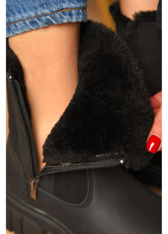 Черевики жіночі зимові чорного кольору Let's Shop (368823975)