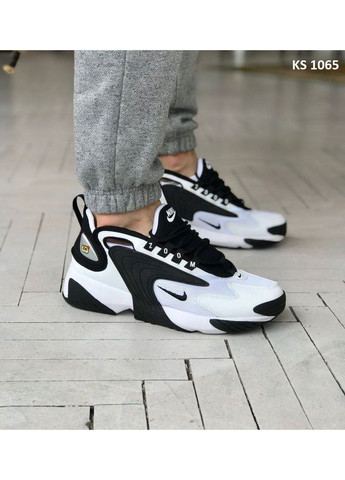 КРОСІВКИ ЖІНОЧІ NIKE AIR ZOOM 2K WHITE BLACK НАЙК АІР ЗУМ 2К No Brand чорні демісезони (368887702)