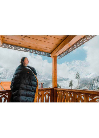 Спальный мешок пуховый Nox 400 Grey/Cheddar Orange 185 см (012.005.0394) Turbat (335405912)