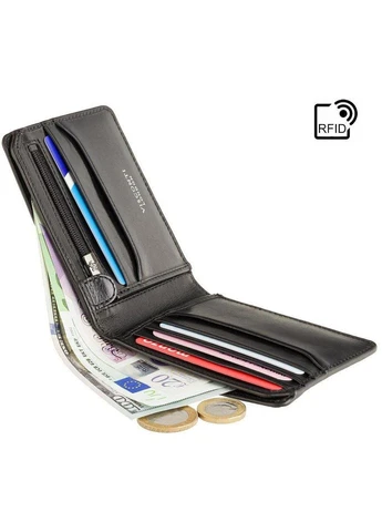 Кошелек Бифолд Girard Black (ENZ78 BLK) Visconti (379304917)