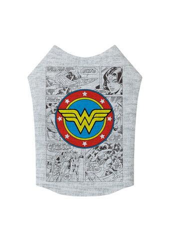 Майка для собак Clothes, рисунок "Чудо-женщина комикс", M40, B 62-68 см, С 35-40 см WAUDOG (365247853)