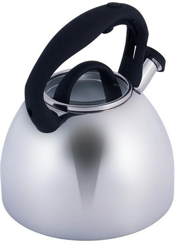 Чайник Whistling Kettle 2.7л зі свистком та скляною кришкою Ø20х23 см Kamille (289367248)