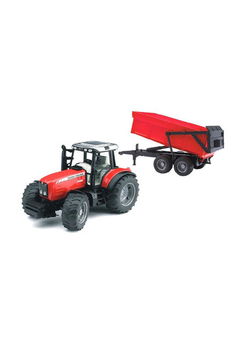 Машинка игрушечная – трактор Масей с прицепом цвет красный ЦБ-00250166 Bruder (292706586)