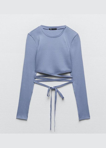 Костюм базовий трикотажний в рубчик кофта і спідниця Zara (321971147)