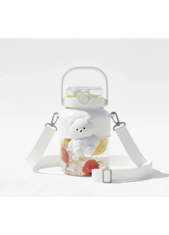 Мила дитяча пляшка Ведмежа із легкою вагою й безпечним матеріалом Біла No Brand (296101727)