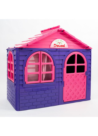 Детский игровой Домик со шторками 02550/10 пластиковый Doloni (365642241)