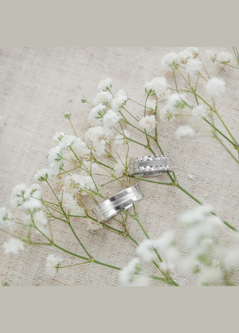 Серебряное обручальное кольцо тонкое с глубокой матовой серединкой Каштан (342334739)