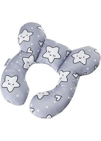 Дитяча дорожня ортопедична подушка під шию, підголівник для подорожей, для 0-3 року, Зірочки No Brand (365721541)