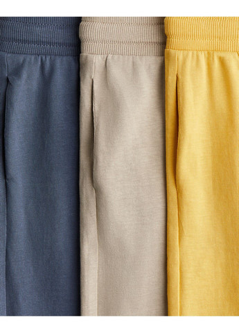 Комбинированные спортивные, повседневный демисезонные брюки джоггеры H&M