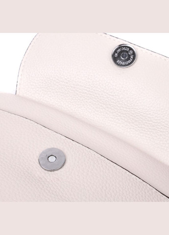 Маленькая сумка через плечо женская кожаная 22323 Белая Vintage (302009351)