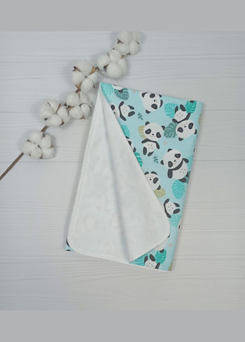 Набір пелюшок для новонароджених a.l.babybox Панди у листі М'ятний No Brand (315487988)