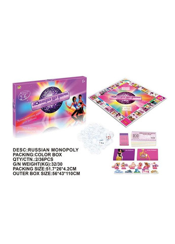 SR2902R Монополия для девочек Huada Toys (330018503)