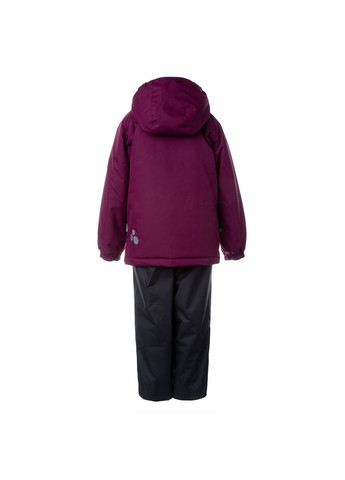 Бордовая комплект rex, полиэстер, р.128, бордовый с темно-серым () Huppa 45080014-80134-128