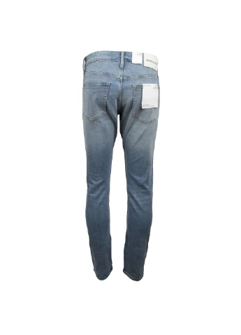 Голубые демисезонные джинсы голубые ckj-026 slim Calvin Klein