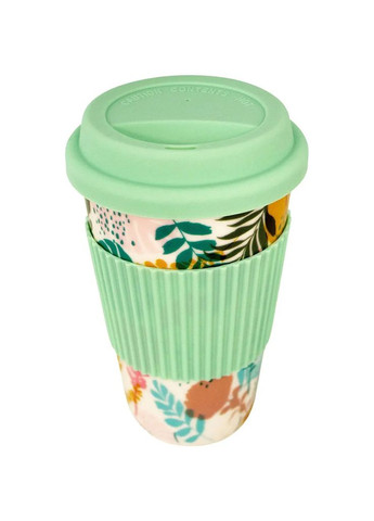 Кружка Flower story 21-279-123 440 мл салатовая Keramia (349221523)